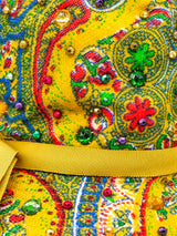 Rhinestone Studded Paisley Hat Accessory arcadeshops.com