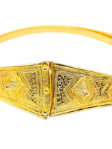 Goldtone Shield Stretch Chain Belt Accessory arcadeshops.com