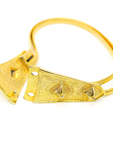 Goldtone Shield Stretch Chain Belt Accessory arcadeshops.com