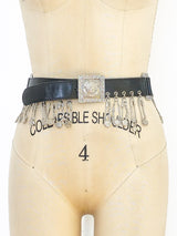 Gianni Versace Safety Pin Fringe Belt arcadeshops.com