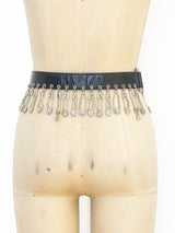 Gianni Versace Safety Pin Fringe Belt arcadeshops.com