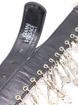 Gianni Versace Safety Pin Fringe Belt arcadeshops.com