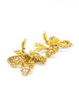 Rhinestone Bow Clip Earrings arcadeshops.com