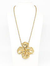 Sascha Brastoff Flower Pendant Necklace Accessory arcadeshops.com