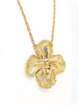 Sascha Brastoff Flower Pendant Necklace Accessory arcadeshops.com