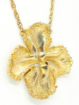 Sascha Brastoff Flower Pendant Necklace Accessory arcadeshops.com