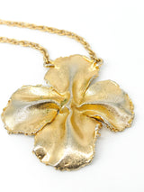 Sascha Brastoff Flower Pendant Necklace Accessory arcadeshops.com
