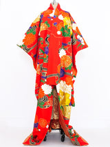Japanese Floral Embroidered Wedding Kimono Jacket arcadeshops.com