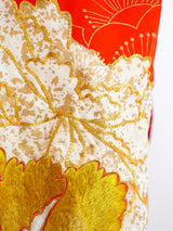 Japanese Floral Embroidered Wedding Kimono Jacket arcadeshops.com