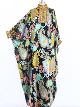 Oversized Paisley Printed Caftan Dress arcadeshops.com