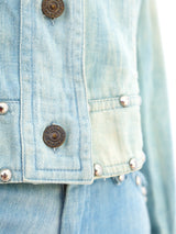 Roncelli Studded Denim Ensemble Suit arcadeshops.com
