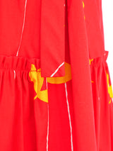 Leaf Printed Maxi Skirt Bottom arcadeshops.com