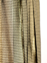 Metallic Gold Houndstooth Maxi Dress Dress arcadeshops.com