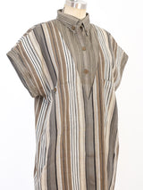 1980's Gucci Striped Midi Dress Dress arcadeshops.com