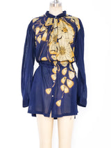 Dries Van Noten Tie Dyed Drawstring Top Top arcadeshops.com