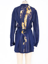 Dries Van Noten Tie Dyed Drawstring Top Top arcadeshops.com