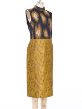 Dries Van Noten Sleeveless Brocade Dress Dress arcadeshops.com