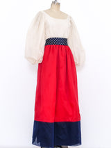 Bill Blass Colorblock Taffeta Dress Dress arcadeshops.com