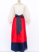 Bill Blass Colorblock Taffeta Dress Dress arcadeshops.com