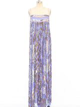 Leonard Paris Fringed Jersey Tank Dress Dress arcadeshops.com