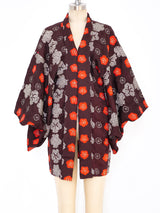 Flower Shibori Dyed Kimono Jacket arcadeshops.com