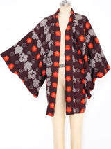 Flower Shibori Dyed Kimono Jacket arcadeshops.com