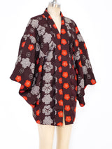 Flower Shibori Dyed Kimono Jacket arcadeshops.com