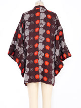 Flower Shibori Dyed Kimono Jacket arcadeshops.com
