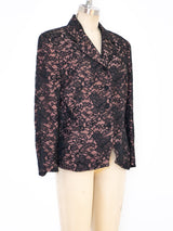 Norma Kamali Illusion Lace Jacket Jacket arcadeshops.com