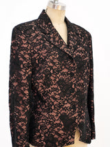 Norma Kamali Illusion Lace Jacket Jacket arcadeshops.com