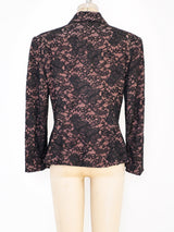 Norma Kamali Illusion Lace Jacket Jacket arcadeshops.com