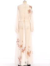 Floral Printed Chiffon Dress Dress arcadeshops.com