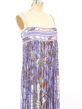 Leonard Paris Fringed Jersey Tank Dress Dress arcadeshops.com