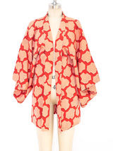 Stamp Printed Kimono Jacket arcadeshops.com