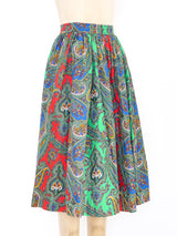Yves Saint Laurent Paisley Skirt Bottom arcadeshops.com
