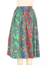 Yves Saint Laurent Paisley Skirt Bottom arcadeshops.com