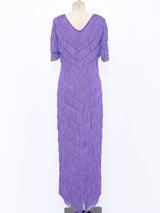 Lavender Fringed Maxi Dress Dress arcadeshops.com