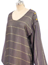 Geoffrey Beene Metallic Caftan Dress arcadeshops.com