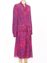 Chanel Haute Couture Digital Printed Skirt Ensemble Suit arcadeshops.com