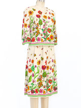 Butterfly Printed Jersey Skirt Ensemble Suit arcadeshops.com