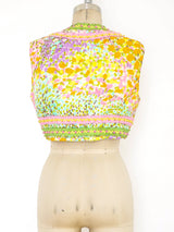 Embellished Pastel Vest Jacket arcadeshops.com