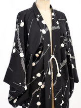 Black and White Shibori Kimono Jacket arcadeshops.com