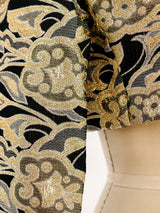 Cropped Metallic Brocade Jacket Jacket arcadeshops.com