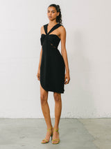 Thierry Mugler Black Lace Cutouts Minidress Dress arcadeshops.com