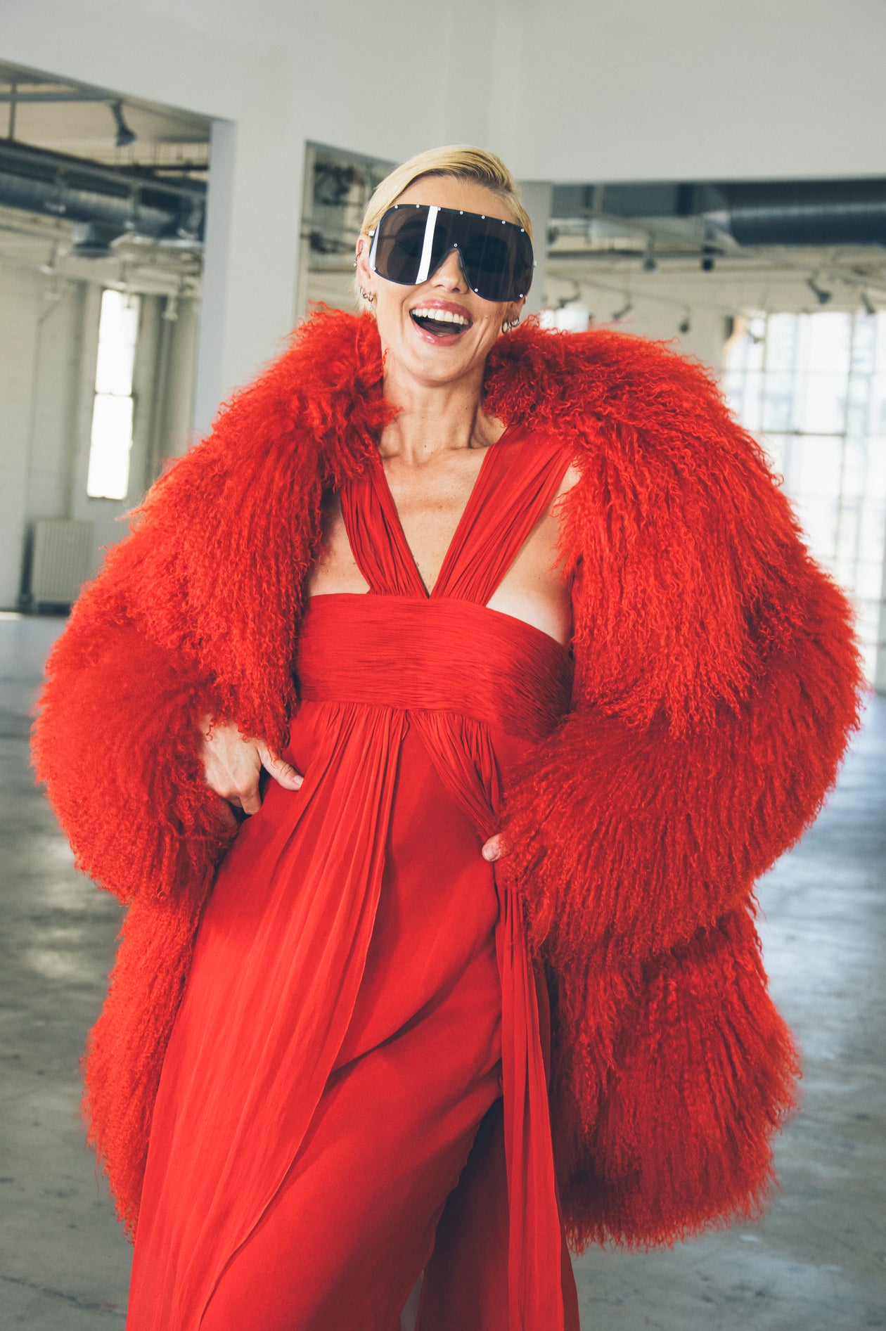 Rick Owens Mask Shield Sunglasses