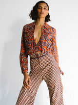 1970s Batik Three Piece Ensemble Suit arcadeshops.com