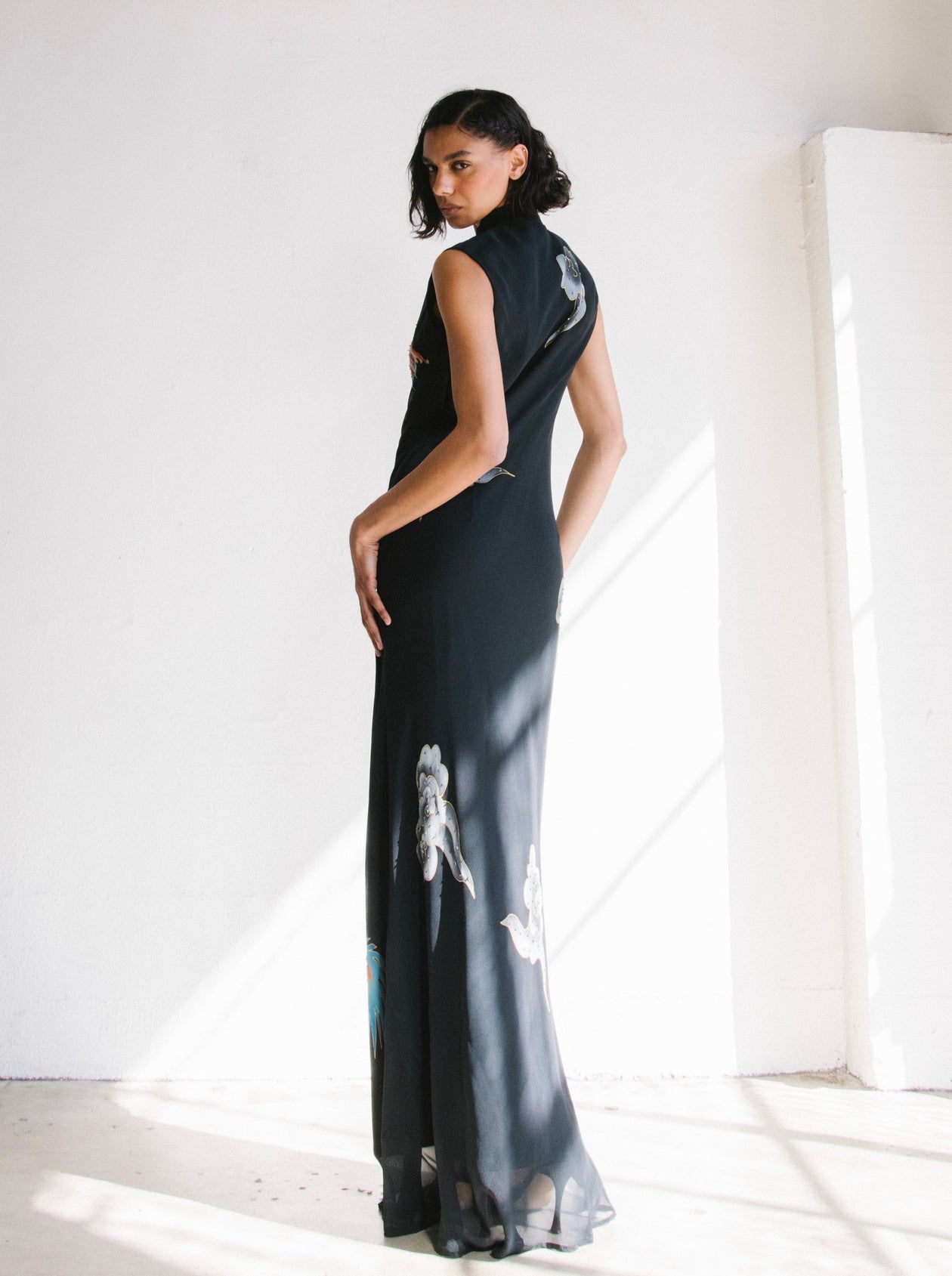 Sue Wong Cheongsam Dragon Dress