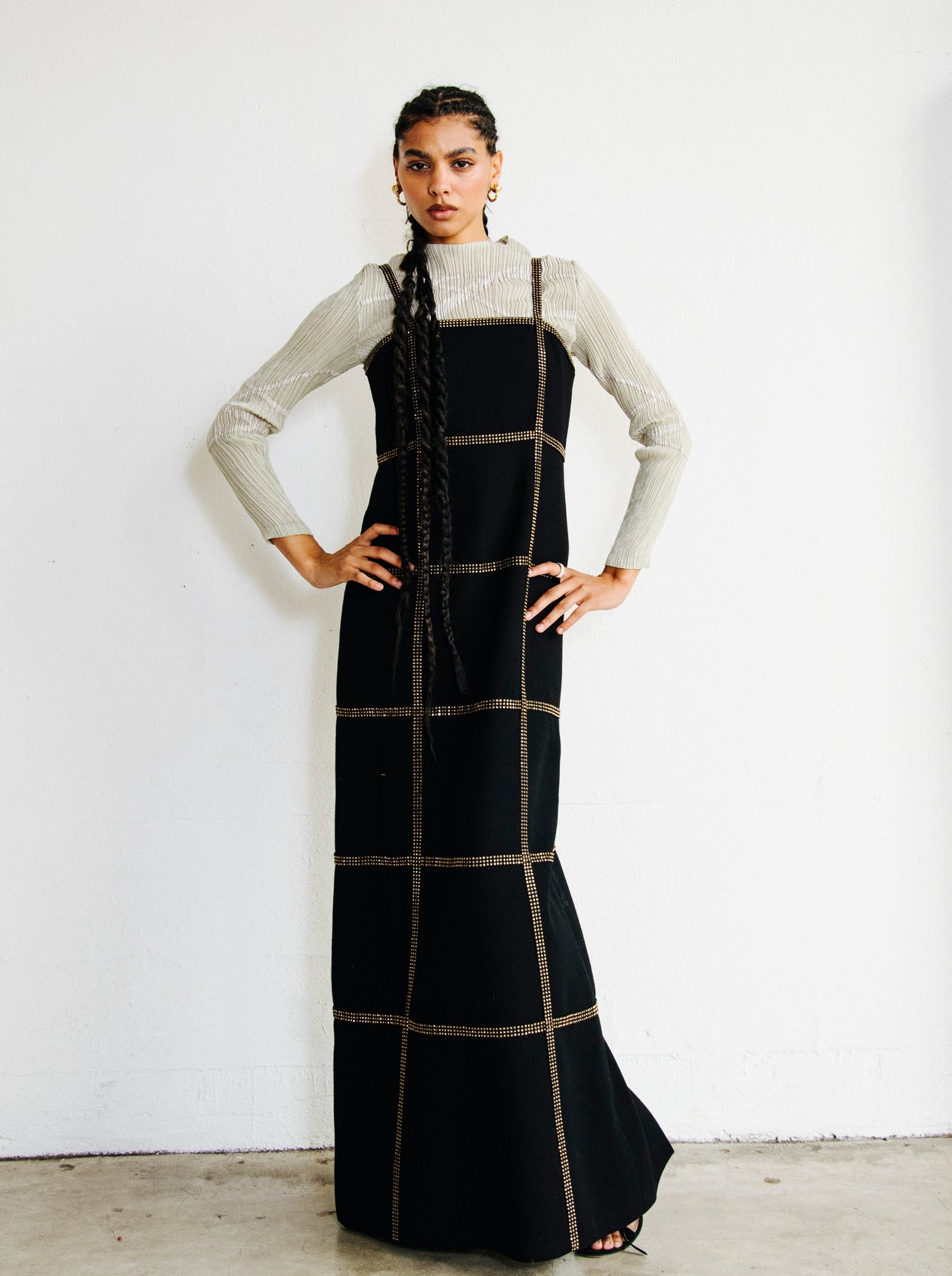 bill blass evening dress V-Neck Satin Mermaid Evening & Mother Dress Sale main image 0