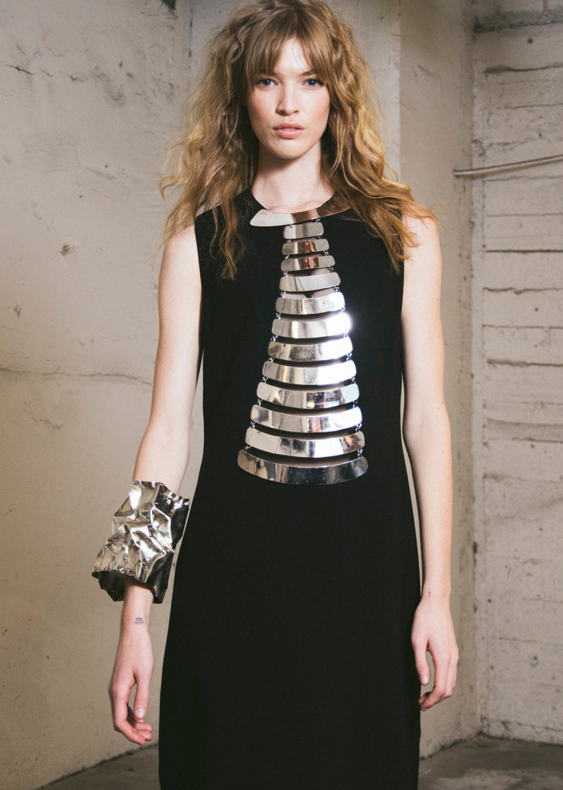 1968 Pierre Cardin Space Age Rib Cage Dress