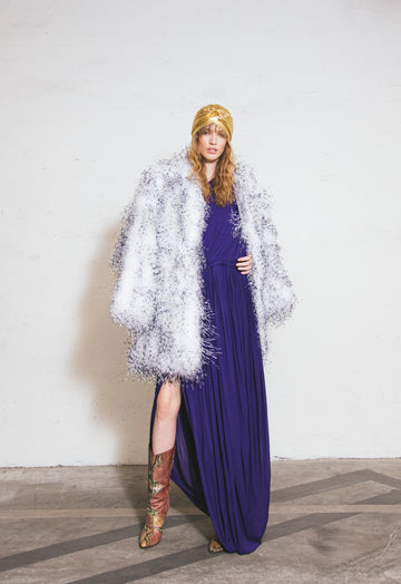 fitted lace wedding dress 1971 Couture Runway Halston Jersey Dress & Coat  Shrimpton Couture